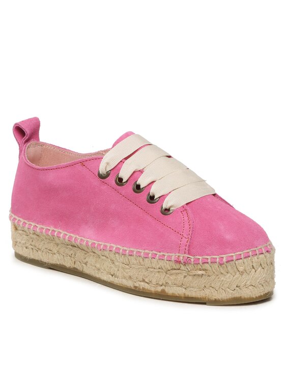 Manebi Manebi Espadrile Lace-Up Espadrilles R 3.6 E0 Ružičasta