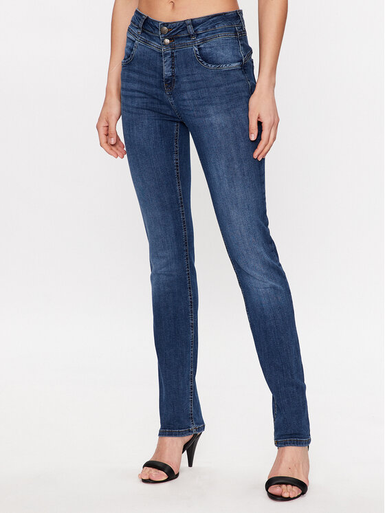 Fransa Jeans Hlače 20603795 Modra Regular Fit