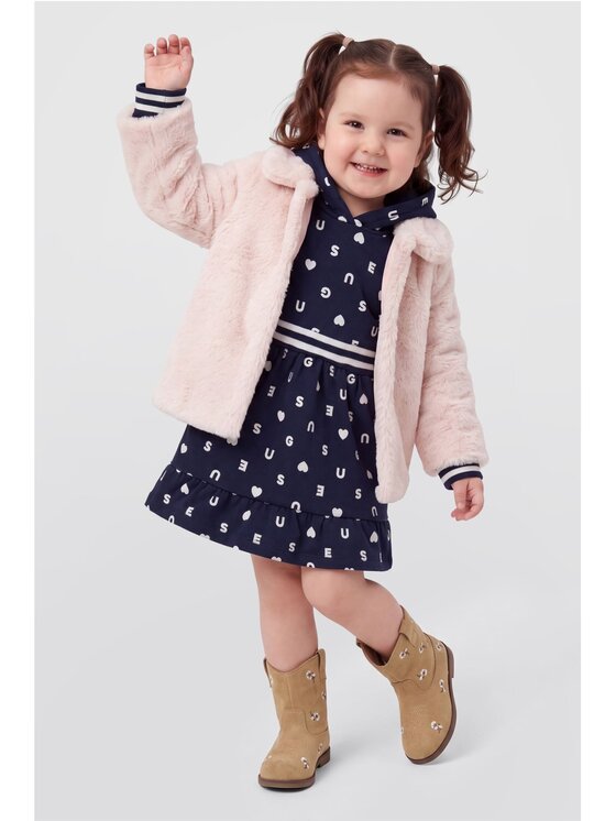Guess Kids Guess Kids Sukienka codzienna 184850 Niebieski Classic Fit
