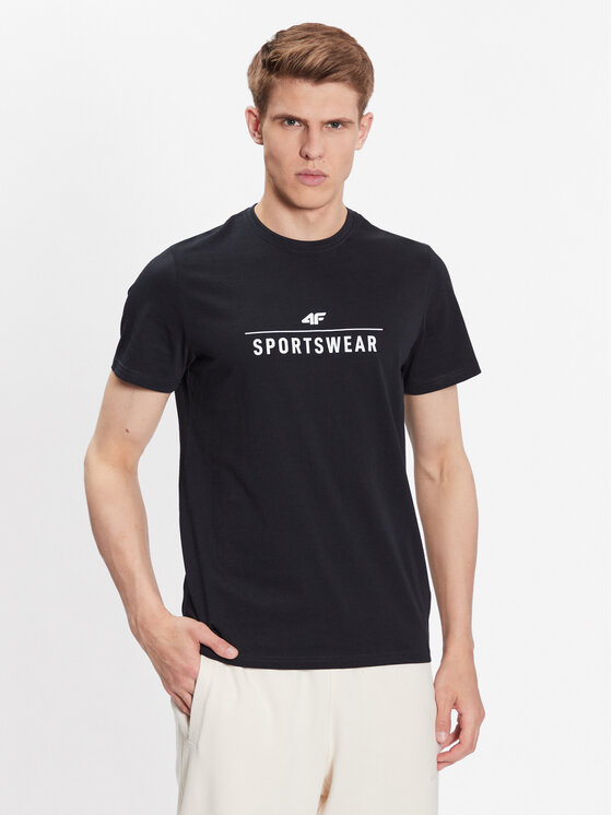 4F 4F Póló 4FSS23TTSHM539 Sötétkék Regular Fit