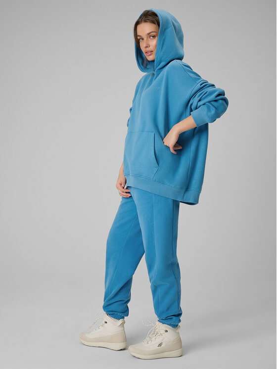 4F 4F Pantaloni da tuta 4FRSS26TTROF1724-32S Blu scuro Jogger Fit