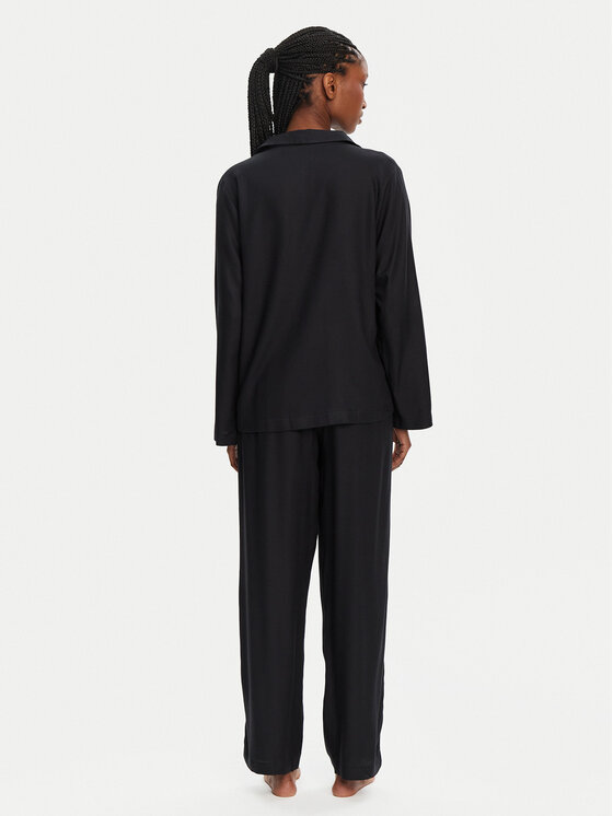 HUGO HUGO Pidžama Elle 50531526 Melns Relaxed Fit