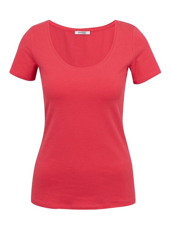 Orsay Orsay T-Shirt 154155324000__S Czarny Regular Fit