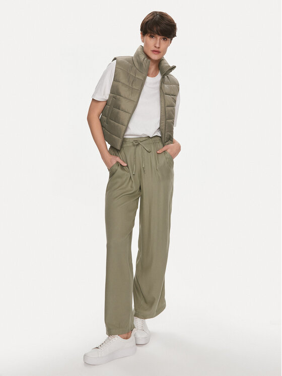ONLY ONLY Αμάνικο Μπουφάν Madie 15308180 Καφέ Regular Fit