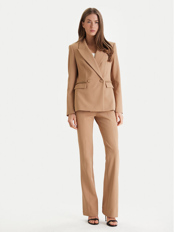 Marciano Guess Marciano Guess Pantaloni di tessuto 6RGB12 9373Z Beige Regular Fit