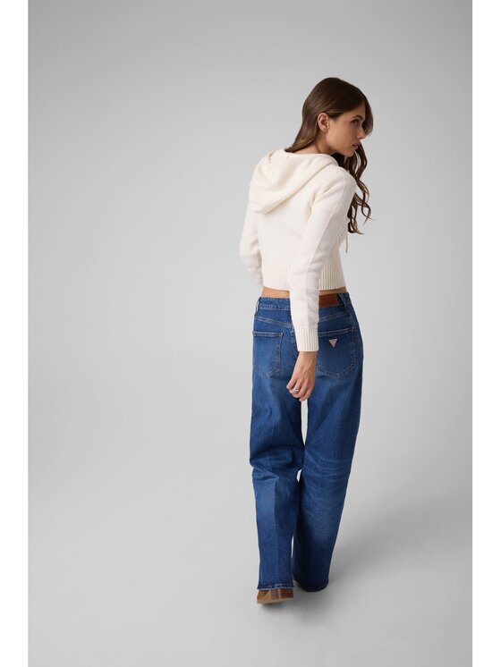 Guess Jeans Guess Jeans Svetr 184170 Bílá Classic Fit