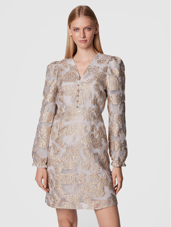 Bruuns Bazaar Bruuns Bazaar Коктейльна сукня Alba Mia BBW3097 Сірий Regular Fit