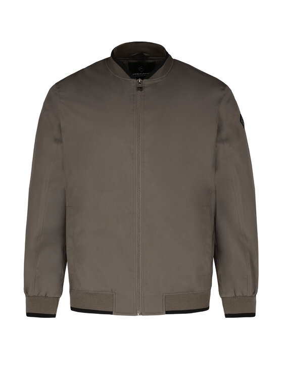 Volcano Volcano Kurtka bomber J-TOBIAS Czarny Regular Fit