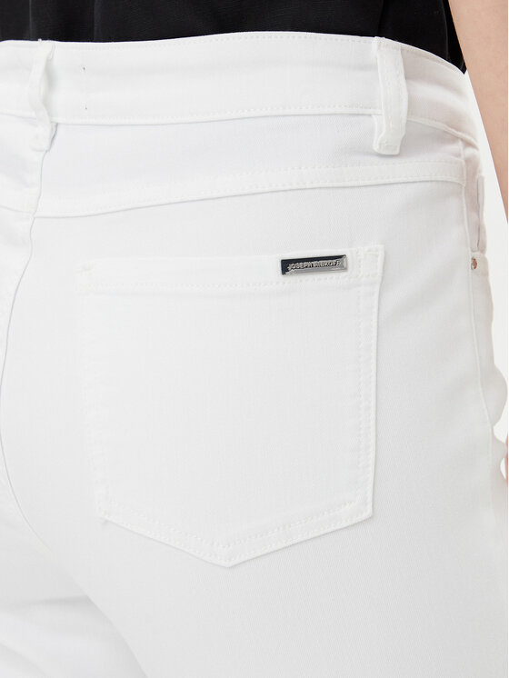 Joseph Ribkoff Joseph Ribkoff Панталони тип кюлоти 251965 Бял Regular Fit