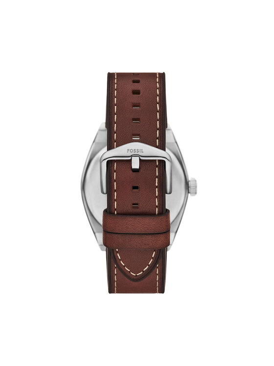 Fossil Fossil Zegarek FS6080SET Brązowy