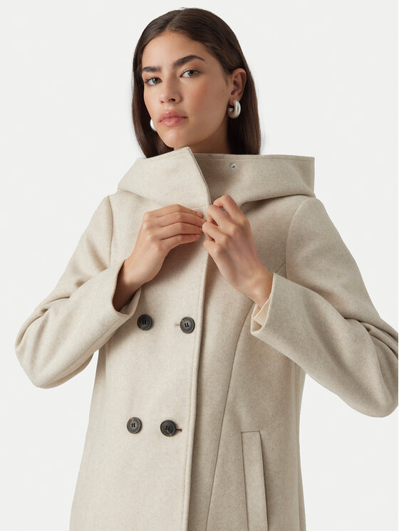 Vero Moda Vero Moda Kabát pro přechodné období Fortuneshila 10291044 Béžová Regular Fit