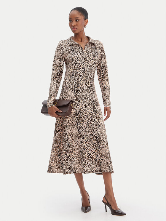 Morgan Morgan Hemdkleid 261-RINGO Beige Regular Fit