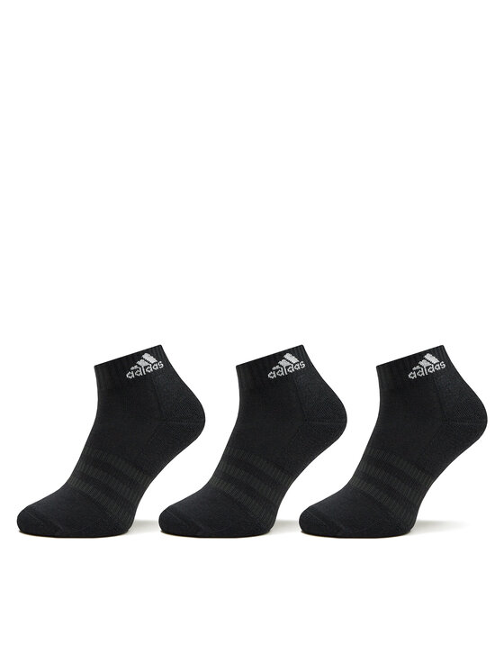 adidas adidas Șosete scurte Cushioned Sportswear Ankle Socks 3 Pairs IC1277 Negru