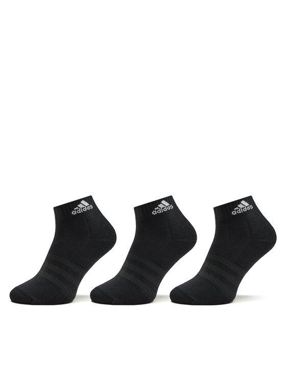 Șosete Medii Unisex adidas Cushioned Sportswear Ankle Socks 3 Pairs IC1277 Negru