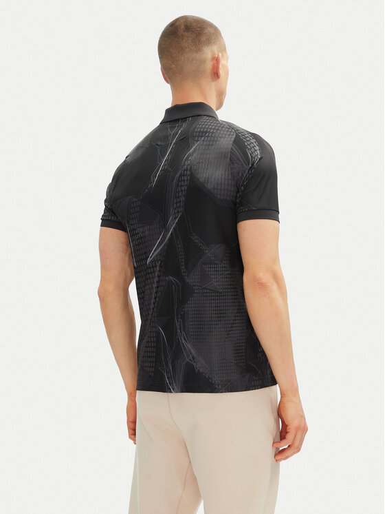 BOSS BOSS Poloshirt Paddy Desert Active 50537757 Schwarz Regular Fit
