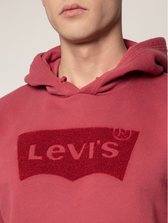 Levi's® Levi's® Bluza Graphic Logo Hoodie 19491-0107 Czerwony Regular Fit