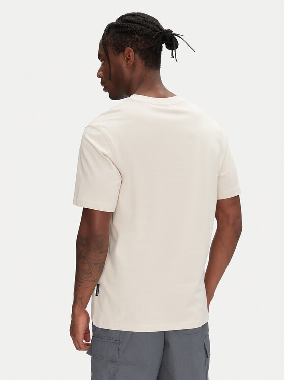 Jack & Jones Jack & Jones T-Shirt Recharge 12273070 Beżowy Relaxed Fit