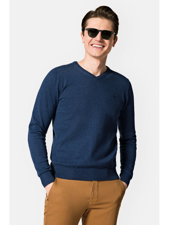 Sweter Lancerto, Rozmiar M, Granatowy, Harrison SW073123000001