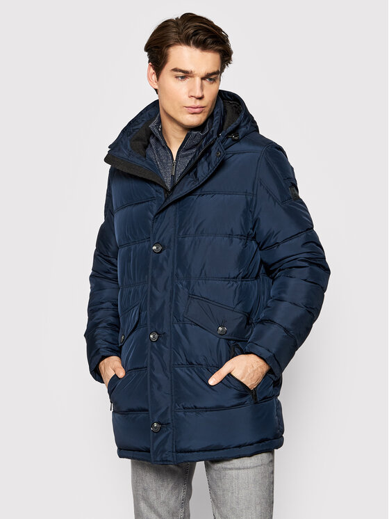 Giubbotto piumino 870513 89032 Blu scuro Regular