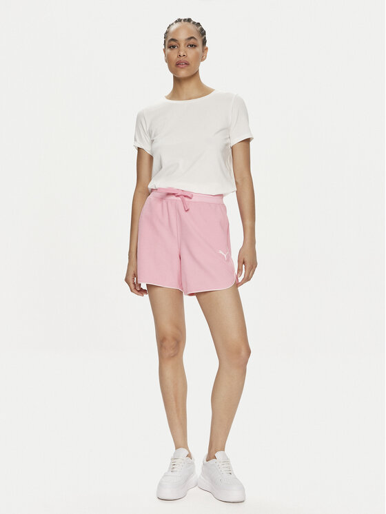 Puma Puma Sportovní kraťasy HER 678701 Růžová Regular Fit