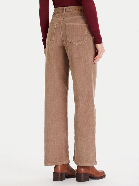Vero Moda Vero Moda Szövet nadrág Tessa 10315350 Bézs Wide Leg
