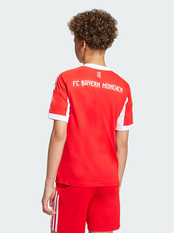 adidas adidas Koszulka techniczna FC Bayern 25/26 Home Jersey Czerwony Regular Fit