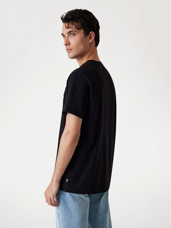 Guess Guess T-Shirt 177041 Czarny Classic Fit