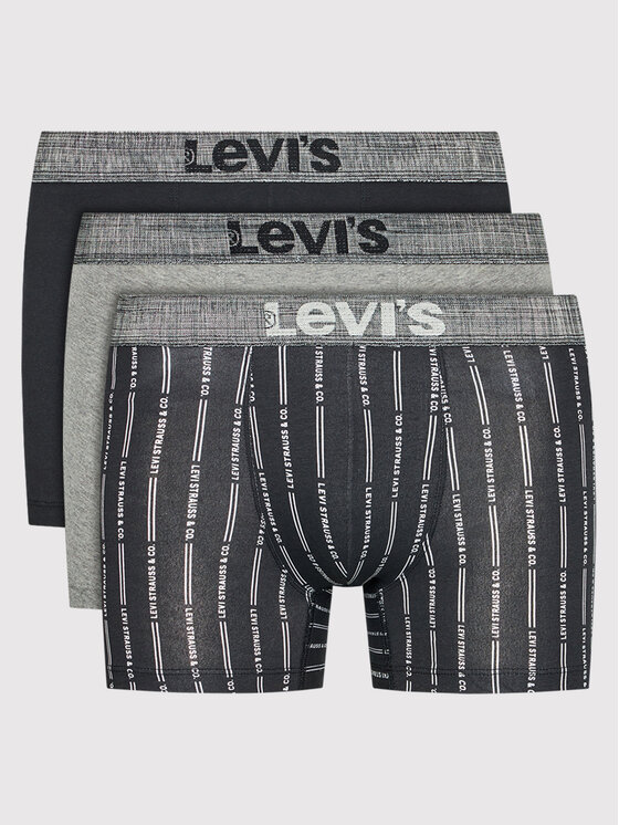 Levi's® Set 3 perechi de boxeri 701203917 Negru