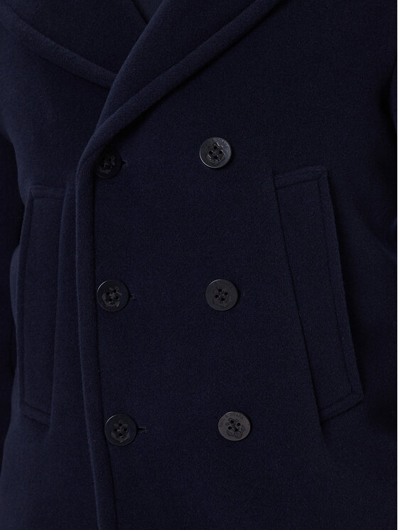 Paul&Shark Paul&Shark Wollmantel 15312361 Dunkelblau Regular Fit