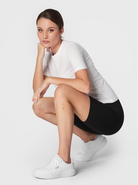 Gina Tricot Gina Tricot T-Shirt Basic 17937 Biały Regular Fit