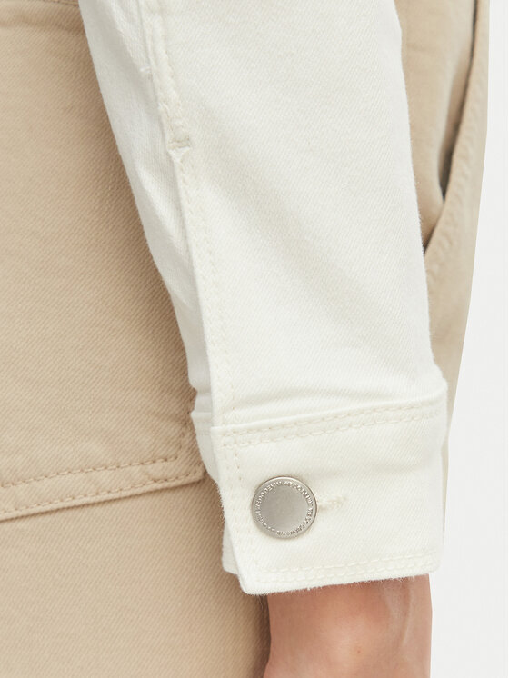 Vero Moda Vero Moda Džínsová bunda Wild 10284492 Krémová Regular Fit