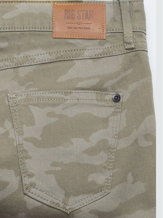 BIG STAR BIG STAR Szorty jeansowe ARLA Khaki Basic Fit