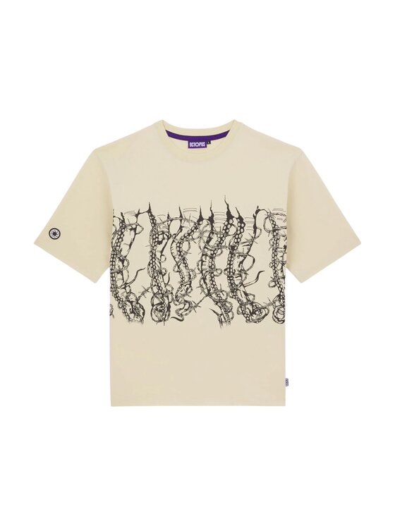 OCTOPUS OCTOPUS T-shirt 24wots62 Beige Regular Fit