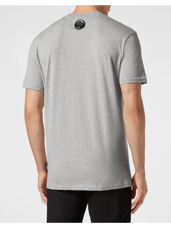 Plein Sport Plein Sport T-Shirt 4589 Szary Regular Fit