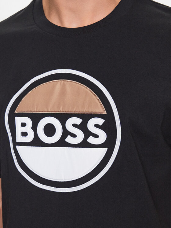 BOSS Boss Majica 50496223 Črna Regular Fit
