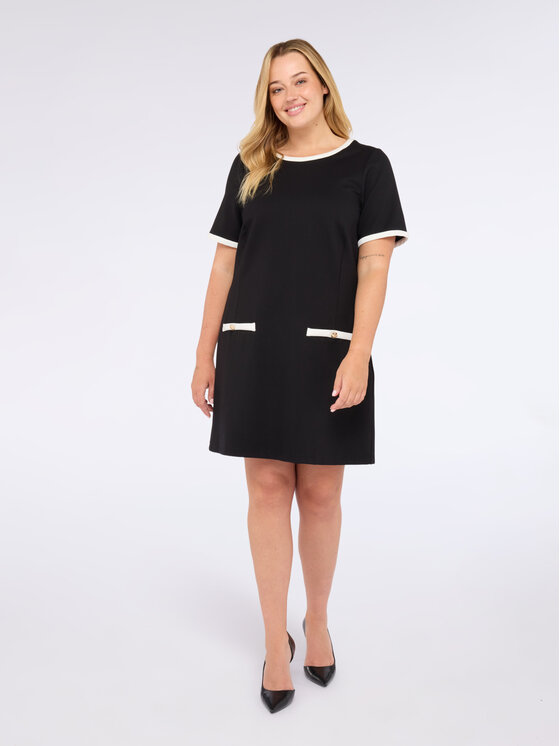 Fiorella Rubino Fiorella Rubino Sukienka codzienna 7038T001682N033 Czarny A-Line Fit