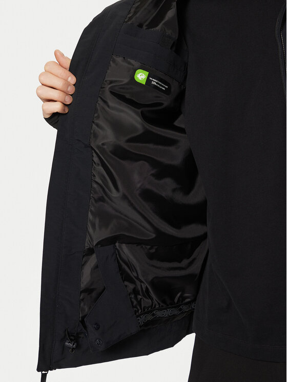 Quiksilver Quiksilver Snieglenčių striukė Live Wire EQYTJ03443 Juoda Relaxed Fit