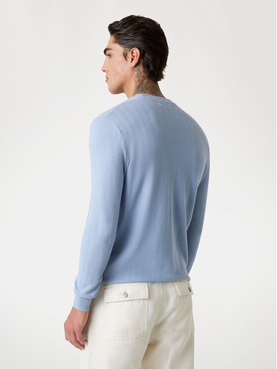 Guess Guess Sweter 176191 Niebieski Classic Fit