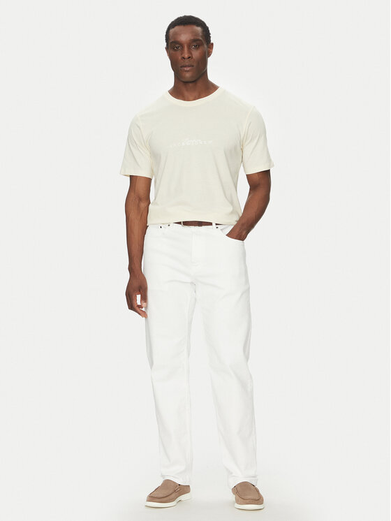 Jack&Jones Jack&Jones Tričko Varenna 12273163 Écru Regular Fit