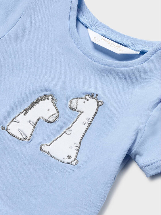 Mayoral Mayoral Set tricou și pantaloni scurți 1253 Colorat
