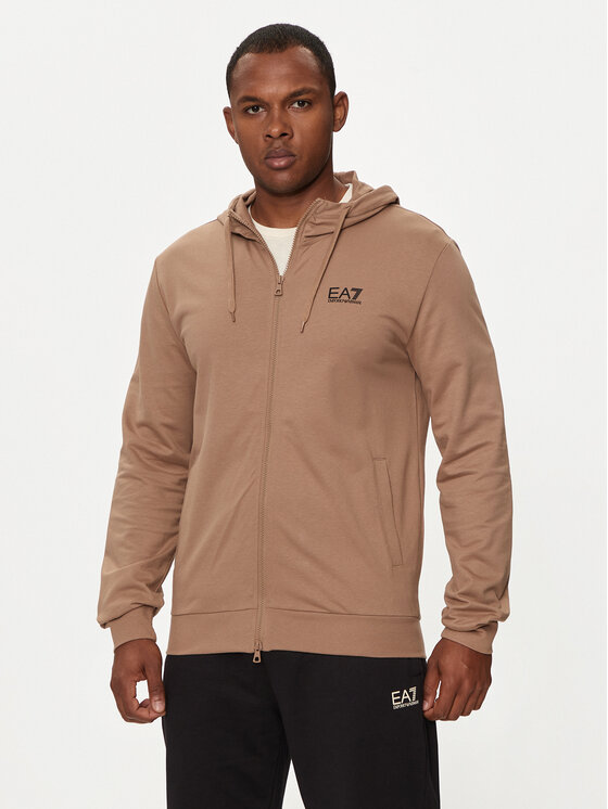 EA7 Emporio Armani Mikina 8NPM33 PJVRZ 1745 Béžová Regular Fit
