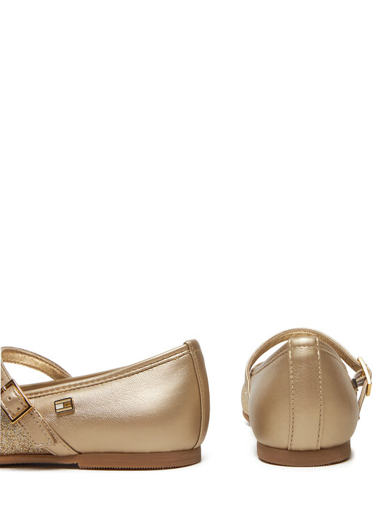Tommy Hilfiger Tommy Hilfiger Μπαλαρίνες Ballerina T4A3-33930-0572 S Χρυσό