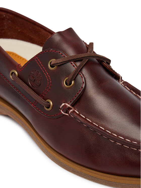 Timberland Timberland Półbuty Classic Boat TB0A2Q9XEIW1 Bordowy