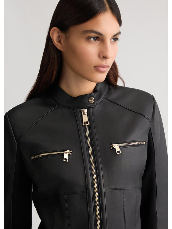 Liu Jo Liu Jo Giacca di pelle CA5128P037922222 Nero Regular Fit