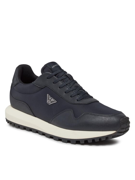 Emporio Armani Emporio Armani Sneakersy X4X630 XN877 N151 Granatowy