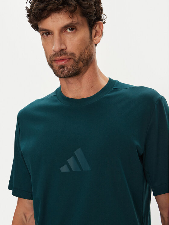 adidas adidas Tričko Z.N.E. JW4736 Zelená Regular Fit