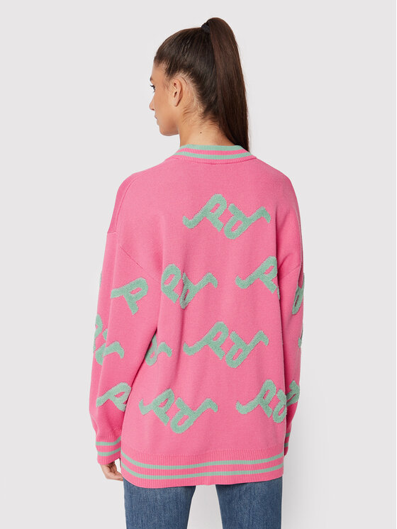 PINKO Pinko Кардиган Sloe 1G189T A055 Рожевий Relaxed Fit