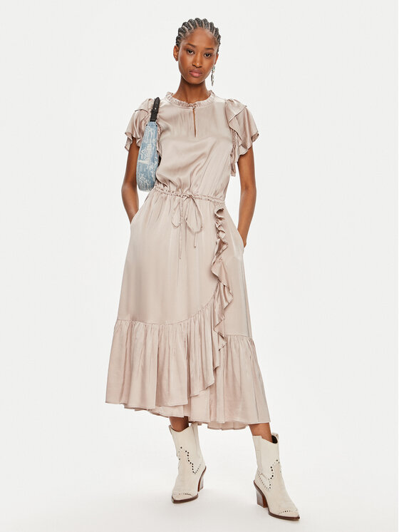 Munthe Munthe Ikdienas kleita Oxnara 242130324230 Bēšs Regular Fit