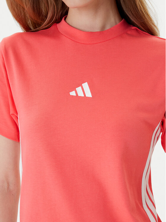 adidas adidas Majica Essentials 3-Stripes KE4377 Koral Regular Fit