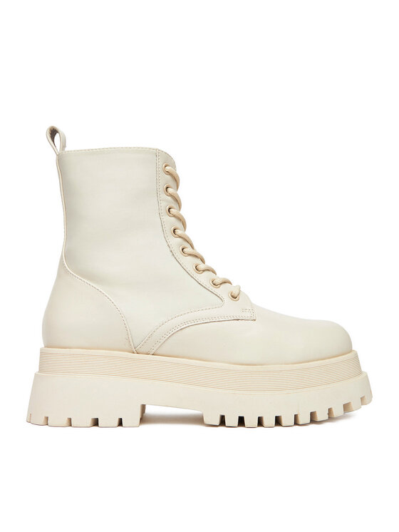DeeZee DeeZee Schnürschuhe 13295-13 Écru